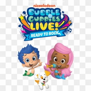 Agency / - Bubble Guppies Live Ready To Rock Logo Clipart