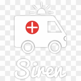 Banner Black And White Library Ambulance Clipart Siren - Easy Love - Png Download