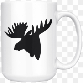Moose Head Silhouette Clipart