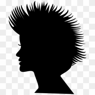 Short Hair On Female Head Silhouette Comments - Silhouette Clipart