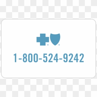 1 800 524 - Phone Number Blue Cross Number Clipart