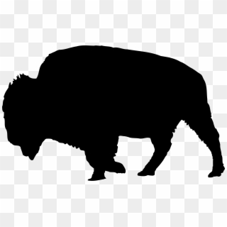 American Photo - Bison Silhouette Clip Art - Png Download