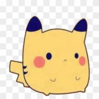 #pikachu #yellow #cute #kawaii #pokemon #tumblr #aesthetic - Fat Kawaii Pikachu Clipart