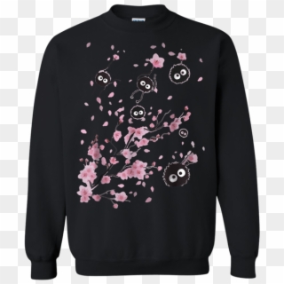 Susuwatari Soot Sakura Flower Shirt Sakura Flowers - Volvo 240 Christmas Sweater Clipart