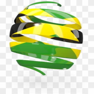 Illustration Of Flag Of Jamaica - Jamaica Flag Png Transparent Clipart