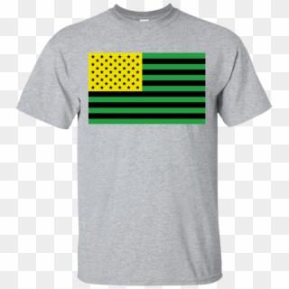 Usa Flag With Jamaica Flag Colors Clipart