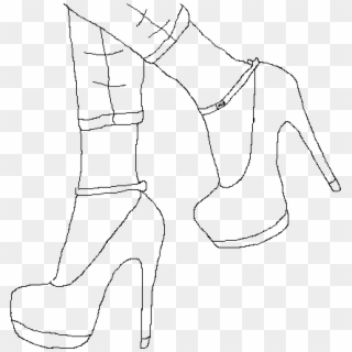 High Heels To Draw , Png Download - Basic Pump Clipart
