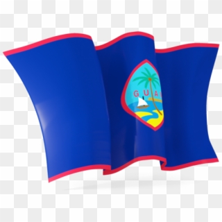 Jamaica Clipart Guam - Guam Flag Waving - Png Download