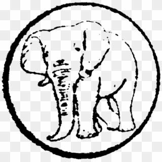 Free Png Download Realistic Cartoon Elephant Png Images - Elefante Vector Drawn Elephant Clipart Black White Transparent Png
