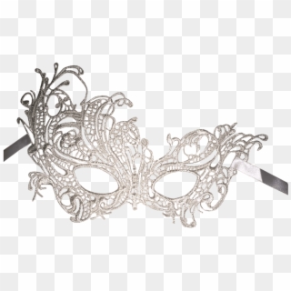 Masquerade Mask Silver Png Clipart