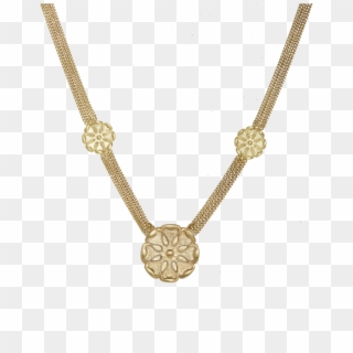 Medallion Triple Chain Necklace - Joyalukkas Mangalsutra Designs Clipart