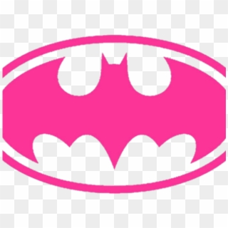 Batgirl Cliparts - Batman Logo Pink - Png Download