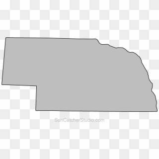 Map Outline, State Outline, Printable Shapes, Scroll - Nebraska Map Outline Clipart