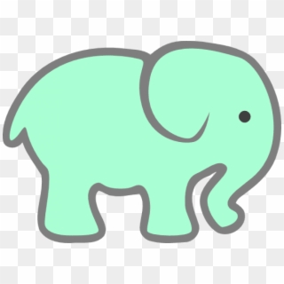 Free Png Download How To Set Use Green Baby Elephant - Baby Elephant Clipart Transparent Png