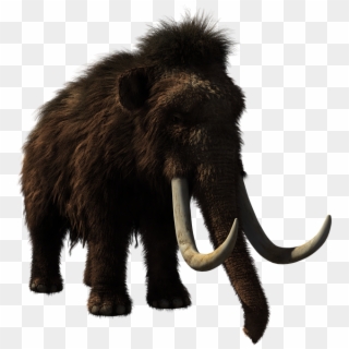 Baby Elephant - Woolly Mammoth Clipart