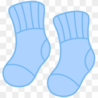 Collection Free Babying Transparent Background Download - Clip Art Blue Socks - Png Download