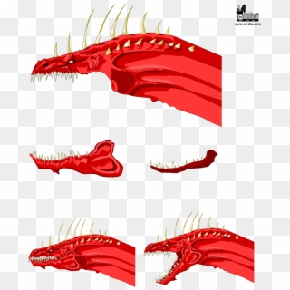 Dragon Sprite Parts - Dragon Sprite Sheet Png Clipart