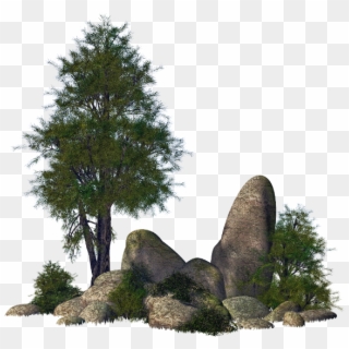 Ftestickers Landscape Trees Rocks Stones - Mexican Pinyon Clipart