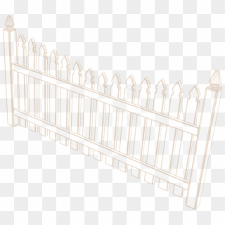 Picket Fence Watermark By Tidewater Virginia Peninsula - Picket Fence Clipart