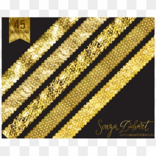 Gold Glitter Clıpart Clipart