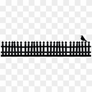 Fence-2 - Picket Fence Clipart