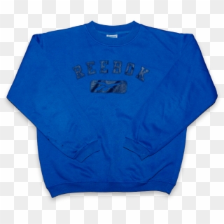 Vintage Reebok Logo Print Crewneck Sweatshirt For Women - Long-sleeved T-shirt Clipart