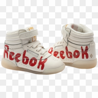 Tao X Reebok Tao X Reebok Hi Infant Red Logo Sneakers - Walking Shoe Clipart