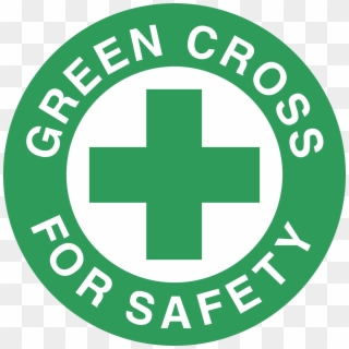 Green Cross For Safety Logo Png Transparent - Green Cross For Safety Logo Clipart