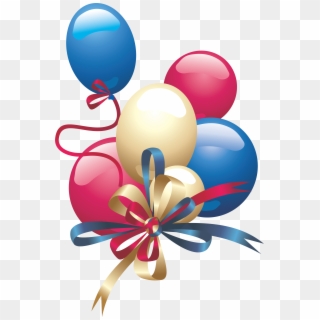 Happy Birthday Balloon Png , Png Download - Happy Birthday Vector Png Clipart