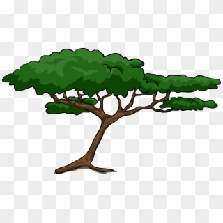 Png Free Download Bushes Clipart Bare - Acacia Tree Clipart Transparent Png