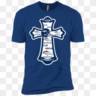Denver Broncos Shirts The Cross Logo Team T Shirts - Shirt Clipart