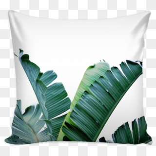 Banana Leaf Pillow Cover , Png Download Clipart