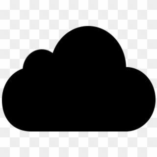 Black Cloud Icon Png Vector - Black Clouds Vector Png Clipart