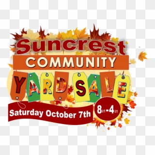 Suncrest Fall Community Yard Sale - Halloween Clipart