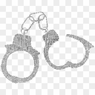 This Free Icons Png Design Of Drm Handcuffs Word Cloud Clipart