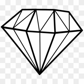 Gems Clipart Diamond Outline - Diamond Clipart - Png Download