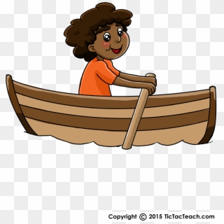 Row Row Row Your Boat - Canoe Clipart