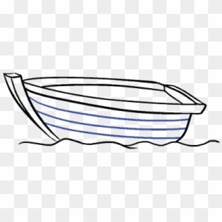 Clipart Free How To Draw A Boat In Few - Drawing - Png Download