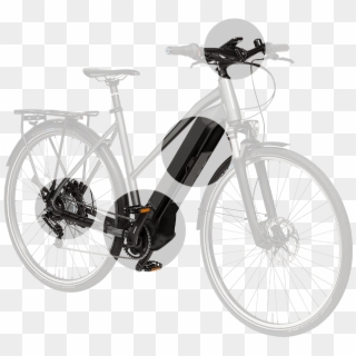 E-bike Systems For Adventurers - Hybrid Bicycle Clipart