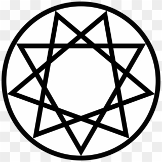 The Nonagram Is A Symbol Of Black Magickal Power Used - Chemistry Bonding Icon Clipart