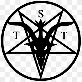 The Temple Wikipedia Transparent Background - Satanic Temple Logo Clipart