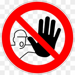 Prohibition Signs And Symbols - Safety Sign Do Not Enter Clipart