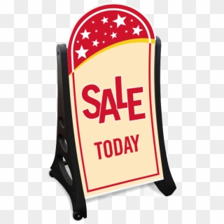 Sale Today A-frame Portable Sidewalk Sign Kit - Make Today Ridiculously Amazing Clipart