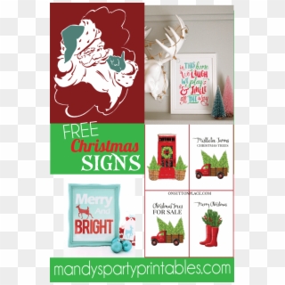 Free Collection Of 40 Printable Christmas Sale Signs - Printable Farmhouse Christmas Ornaments Clipart