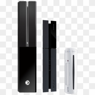 Xbox One Ps4 Wii U Size Comparison - Xbox Wii Clipart