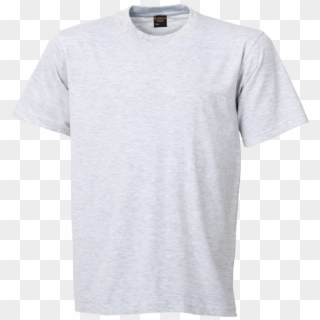 Free Melange White Tshirt Clean Template - T-shirt Clipart