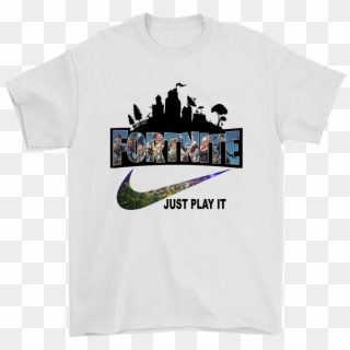 Fortnite Battle Royale X Nike Just Play It Logo Shirts - Fortnite Just Play It Hoodie Clipart