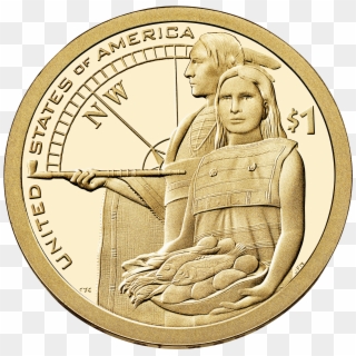 2014 Native American Coin - Native American Dollar 2014 Clipart