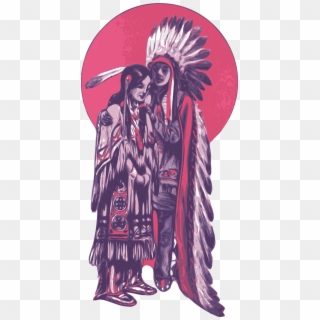 This Free Icons Png Design Of Native American Couple Clipart