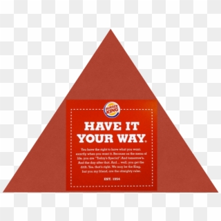 Keller's Pyramid For Burger King Clipart